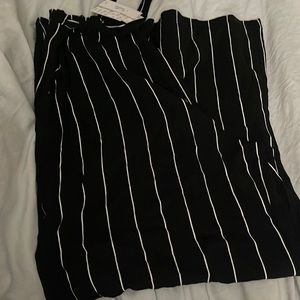 Lularoe Diane Pants New L Black n white